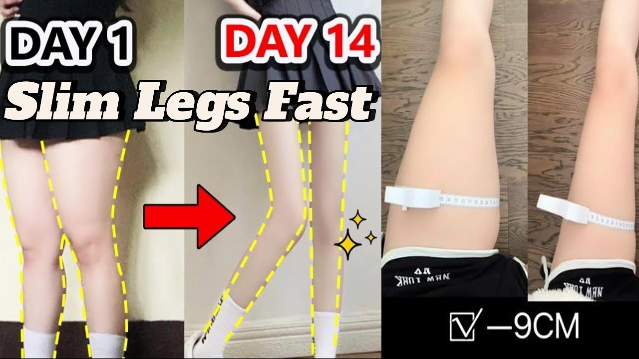 🔥 Slim Legs in Just 14 Days | Home Workout Challenge for Toned & Lean Legs