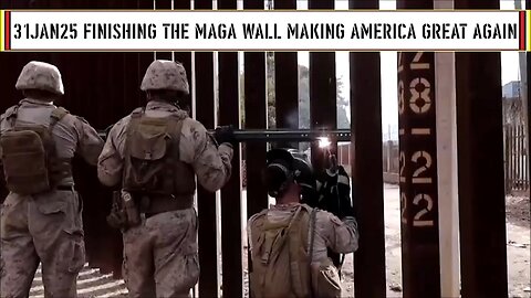 31JAN25 FINISHING THE MAGA WALL MAKING AMERICA GREAT AGAIN