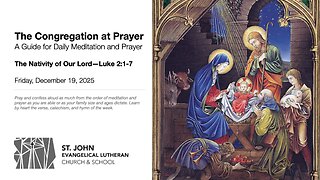 The Nativity of Our Lord—Luke 2:1-7