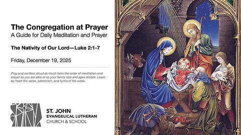 The Nativity of Our Lord—Luke 2:1-7