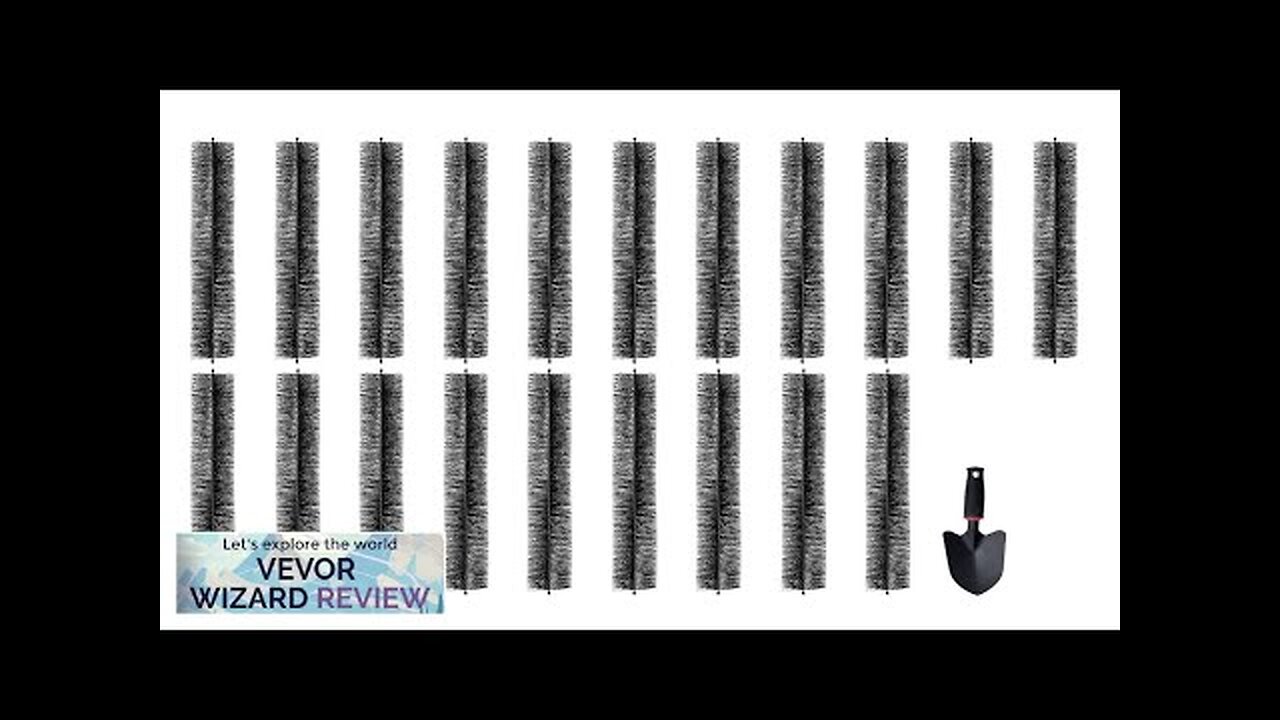 VEVOR Gutter Brush 60 Feet Total Length 4.33 inch Diameter Gutter Cleaning Review