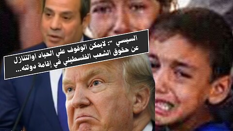 Sisi responds to Donald Trump's offer..السيسي يرد على عرض دونالد ترامب..