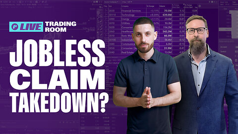 Can Jobless Claims Trigger More Market Pain? | TTP Live Trading