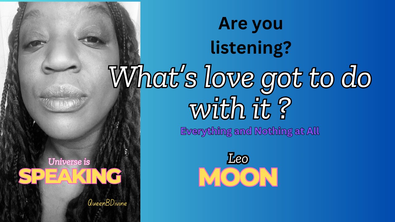 What’s Love Got to Do with It? !!!!! #Are you listening ?