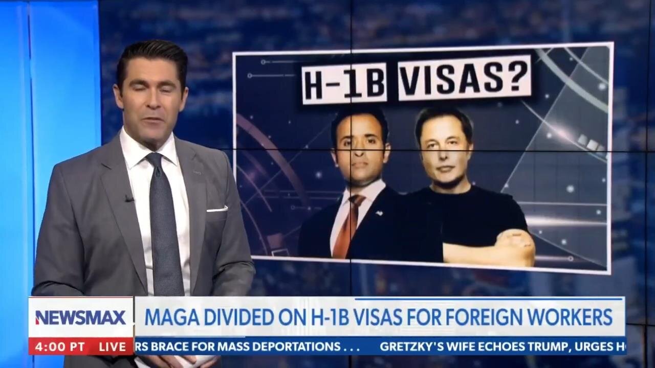 H-1B visa debate divides MAGA | Rob Schmitt Tonight