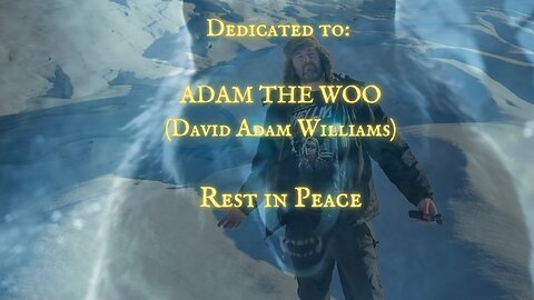 ADAM THE WOO DEDICATION: 'Wolf Gift' by Dweller of the Dark