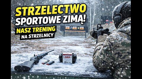 Strzelectwo sportowe zimą – szkolny trening na strzelnicy 🎯❄️