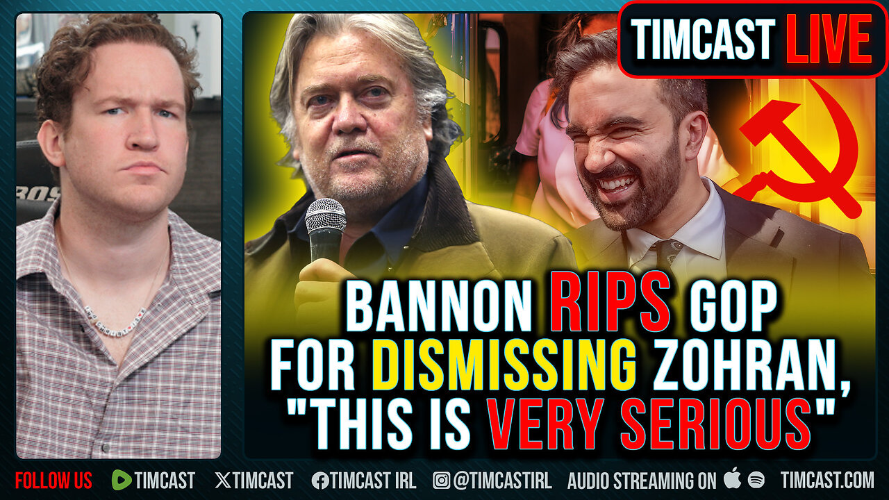 Bannon RIPS GOP For Dismissing Zohran, "This Is Very Serious"