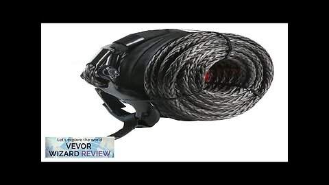 VEVOR Synthetic Winch Rope 1/2 Inch x 92 Feet 32000 lbs Synthetic Review