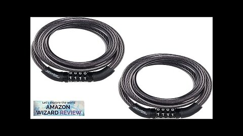 Master Lock Black Set Your Own Combination Bike Lock Metal Cable Lock Review