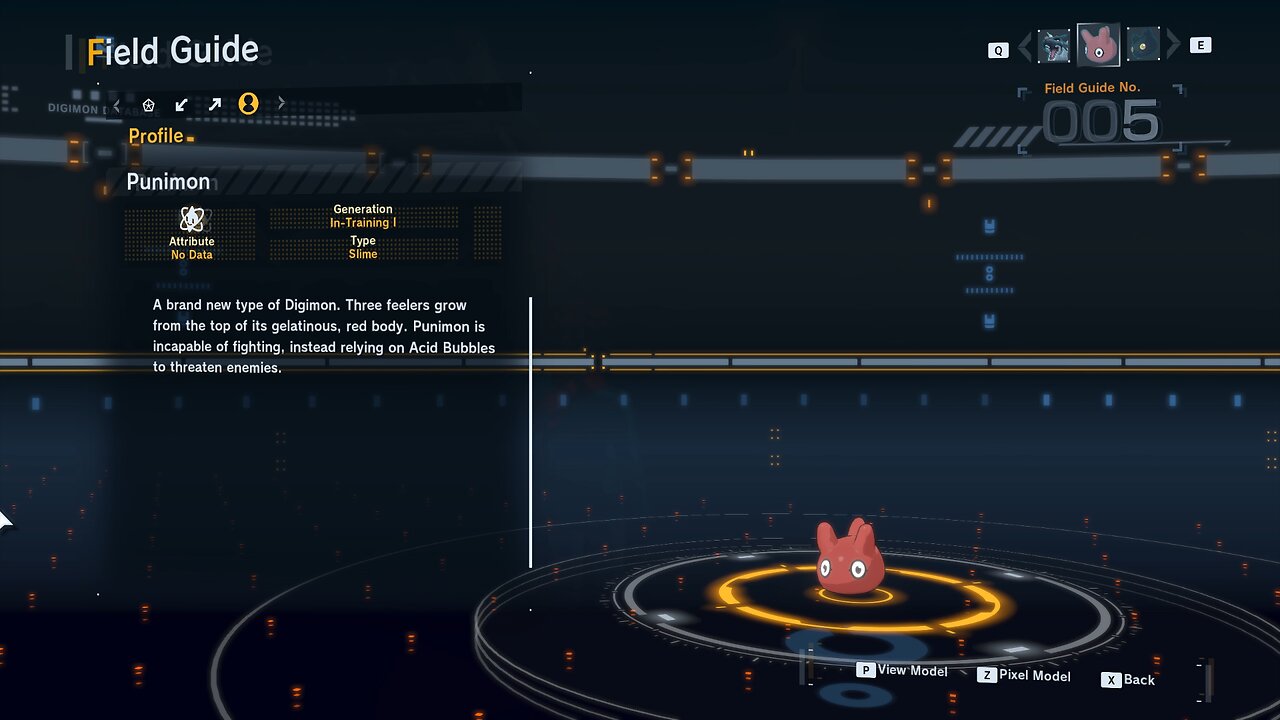 punimon all digivolution/de-digivolution/profile Digimon Story Time Stranger