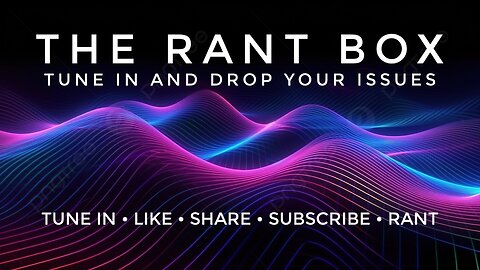 The Rant Box - Walking in a McDonald's Wonderland & How/Why are We Eating this Crap - 12/24/2024