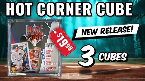 🚨CASE HIT FROM A CUBE?!🚨 2024 BASEBALL HOT CORNER CUBE - MJ HOLDINGS