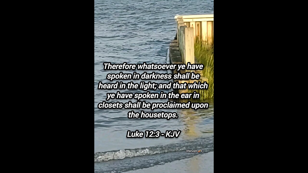Luke 12:3 KJV
