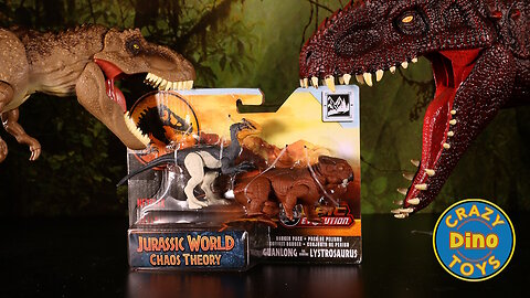 Jurassic World Chaos Theory Danger Pack Guanlong, Lystrosaurus Unboxed 2025 T-Rex eats Baby Dinosaur