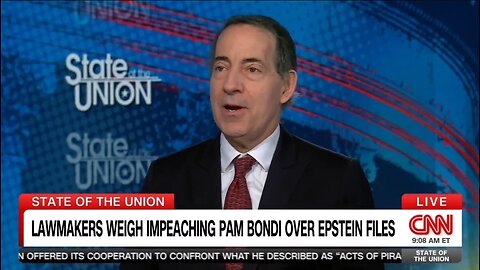Rep Jamie Raskin Admits When You Don't Have Republicans Impeachment Is Pointless