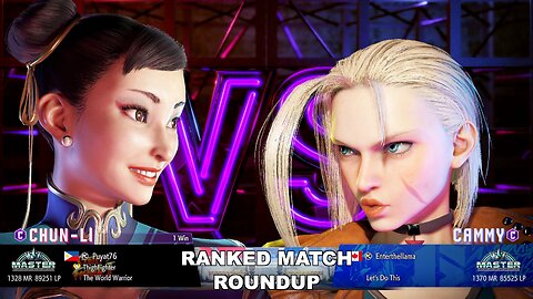 Kuya Kalbo SF6 Ranked Match Roundup. Chun Li Master Rank [Hori Fight Stick]