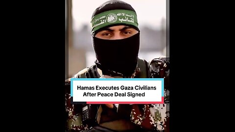 Hamas Attacks Gaza Civilians