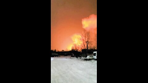 🇷🇺 ⚔️ Drones kamikaze "Geran-2" struck at an energy facility in Kryvyi Rih