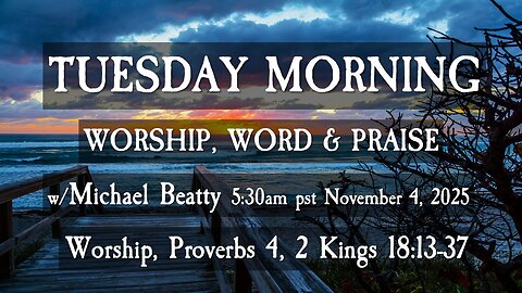 🌤️TUESDAY MORNING✝️