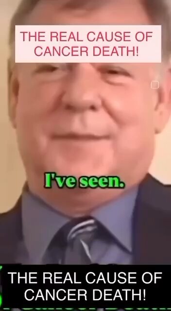 The Real Cause Of ‘Cancer’ Death