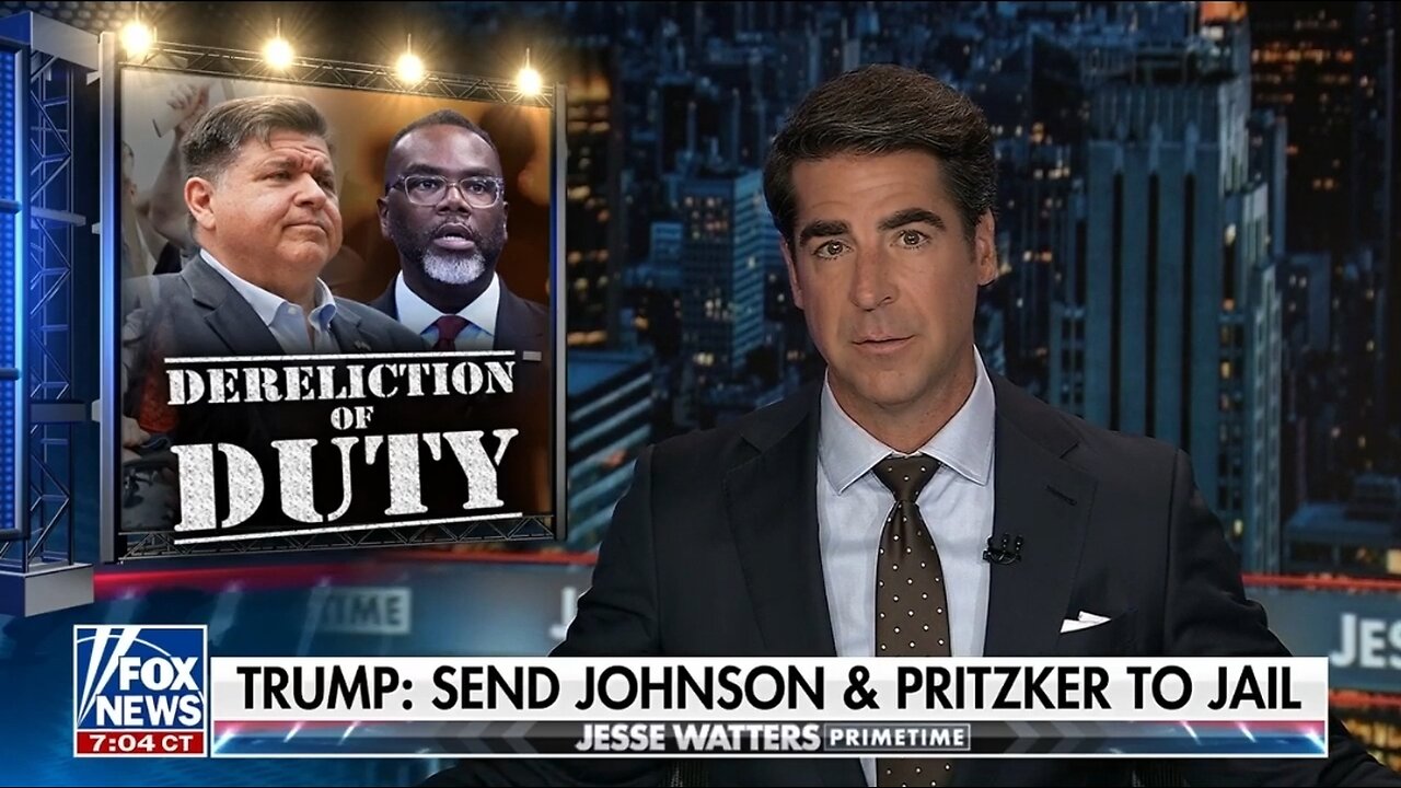Watters: Pritzker and Johnson Are Aiding And Abetting An Insurrection