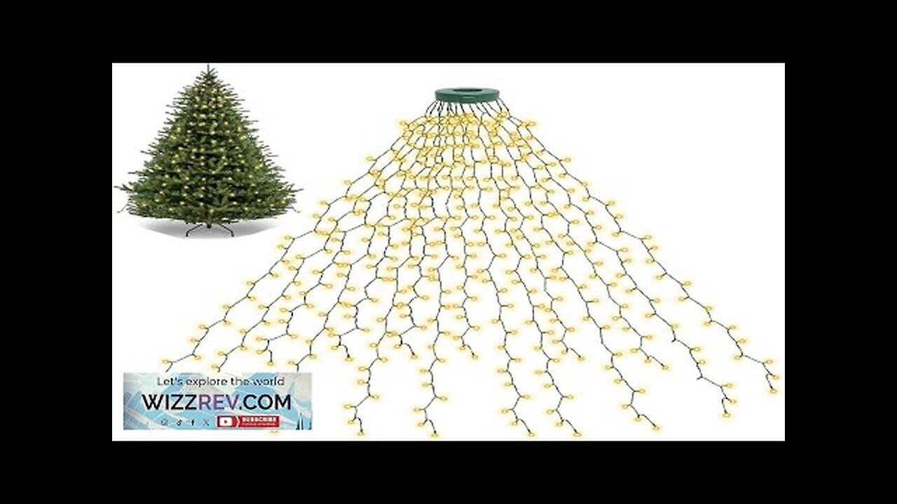 BOLWEO Christmas Tree Lights 400LED 16 Lines Christmas Lights for Tree 8 Review