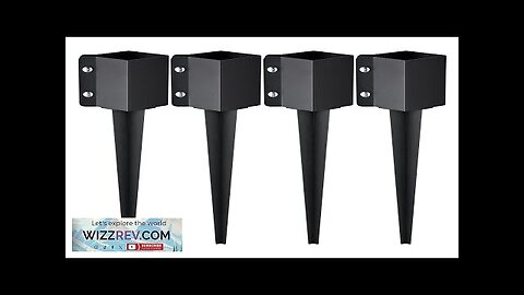 VEVOR Fence Post Anchor Ground Spike 4 Pack 24 x 4 x Review