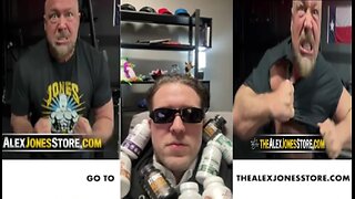 Chase Geiser Buying Supplements and Alex Jones Ripping His Shirt Ad