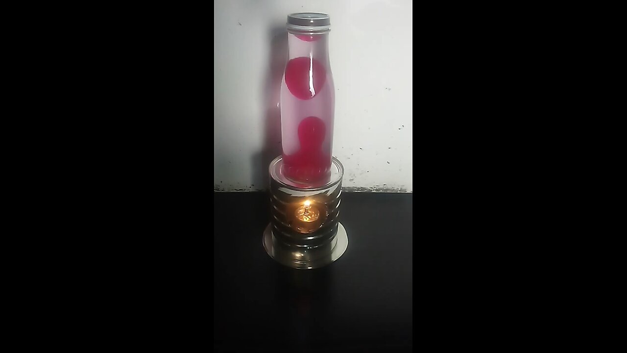 DIY Oil Lamp Powered Lava Lamp