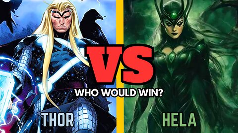 Rune King Thor vs Hela with the All-Black Necrosword: Who Is Stronger? | What's On Hollywood