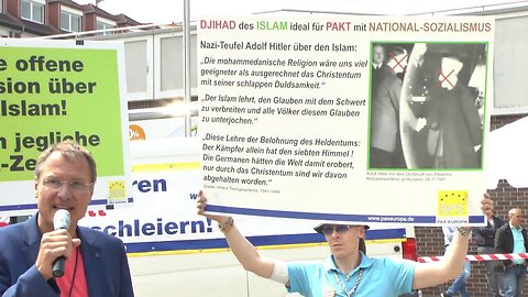 Der Pakt zwischen den Nazis und dem Islam + BPE-(2021)-Kundgebungs-Auszug