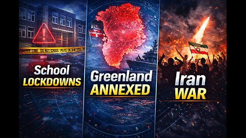 #BREAKING - School Lockdowns, Greenland Annexed & Iran War - Latest Intel