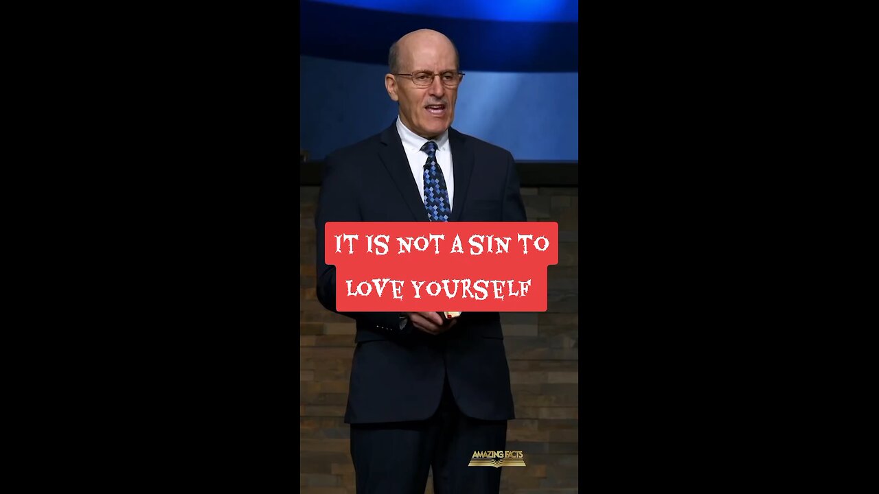 It is not sin to love yourself!