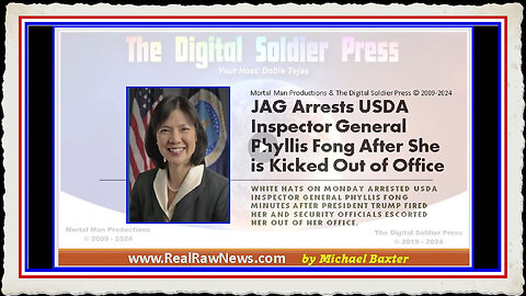 JAG Arrests USDA IG Phyllis Fong