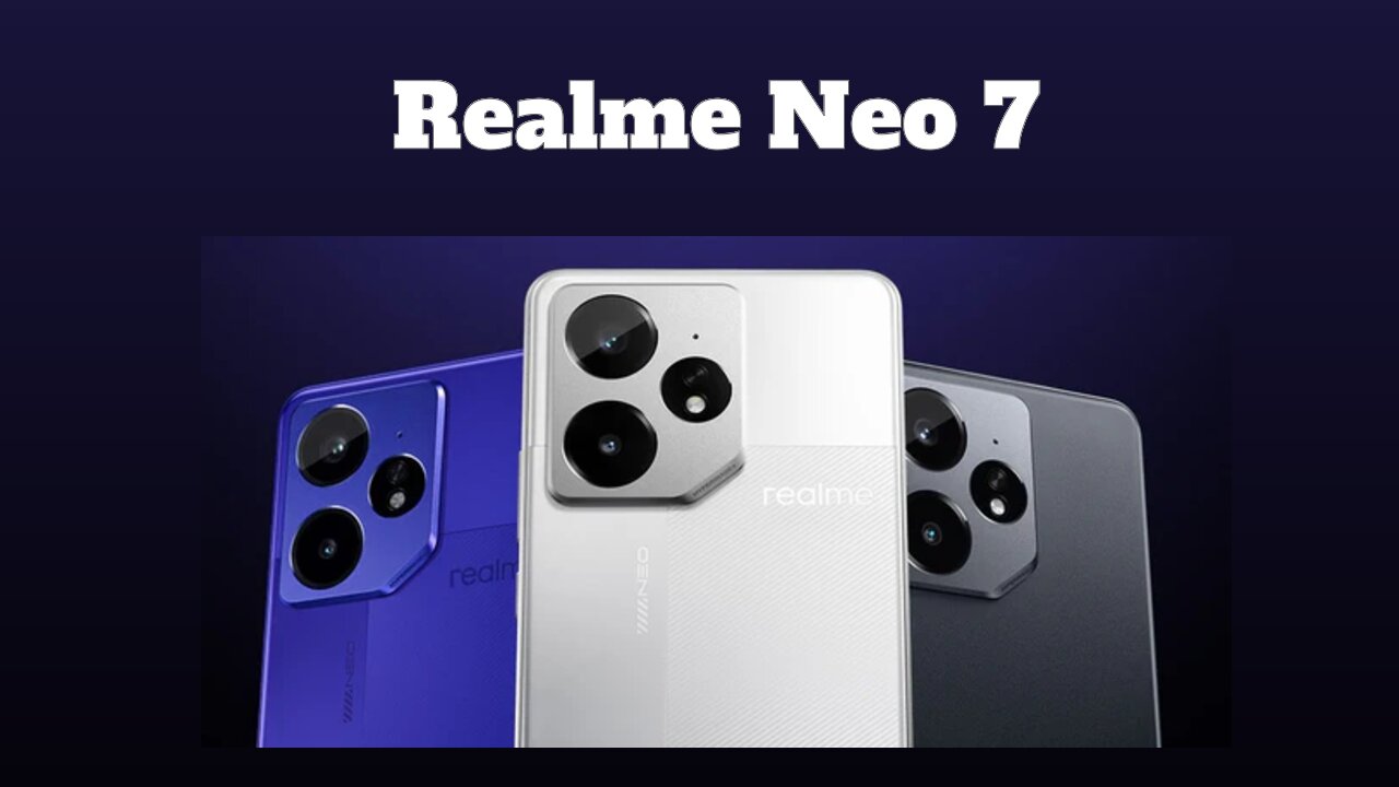 Realme Neo 7 launching in India with new audio products