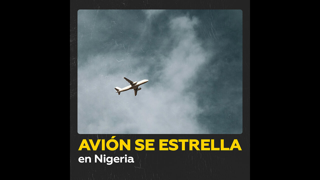 Más de 30 heridos tras estrellarse un avión en Lagos, Nigeria