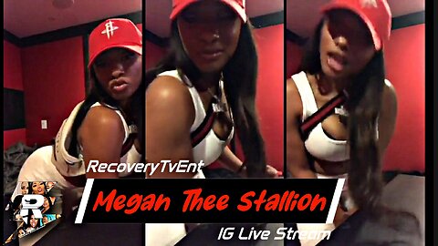 Megan Thee Stallion twerking in the studio