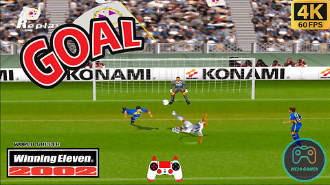 Top (3) Best Bicycle Kick Goals | Winning Eleven 2002 (PS1) 4K