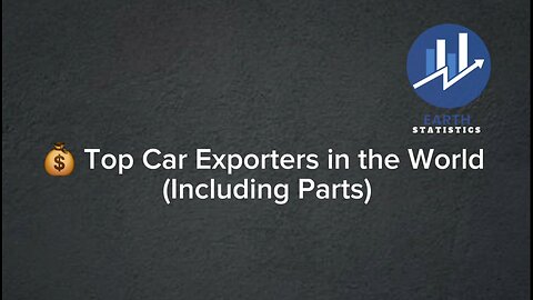 Top Car Exporters in the World (Including Parts)...