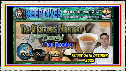 TEA SCONES WITH GENE DECODE PAUL BROOKER - 23RD OCTOBER