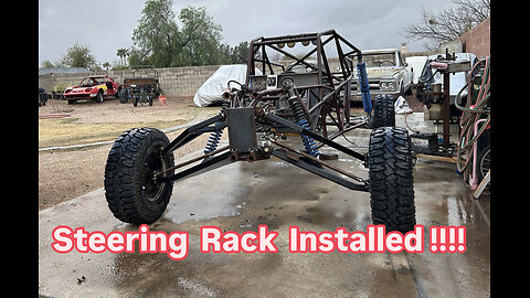 Installing Rack and Pinion onto Frankenbuggy