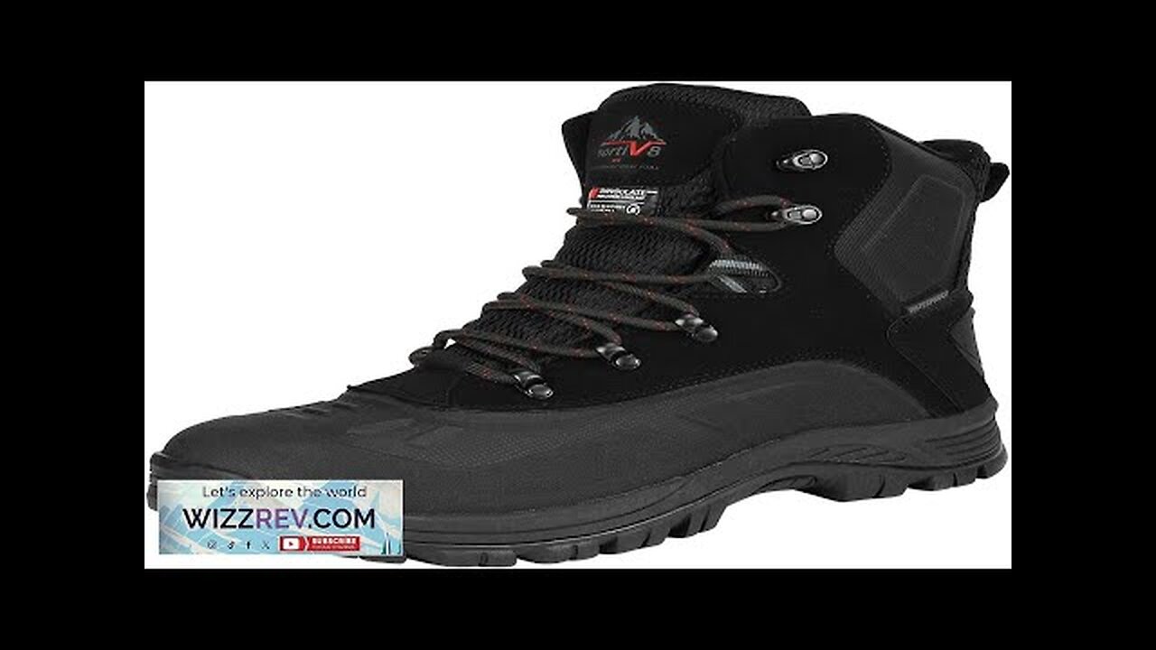 NORTIV 8 Men's Insulated Waterproof Construction Hiking Winter Snow Boots Review