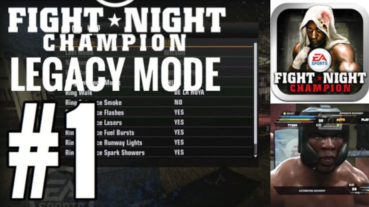 FIGHT NIGHT CHAMPION LEGACY MODE GAMEPLAY