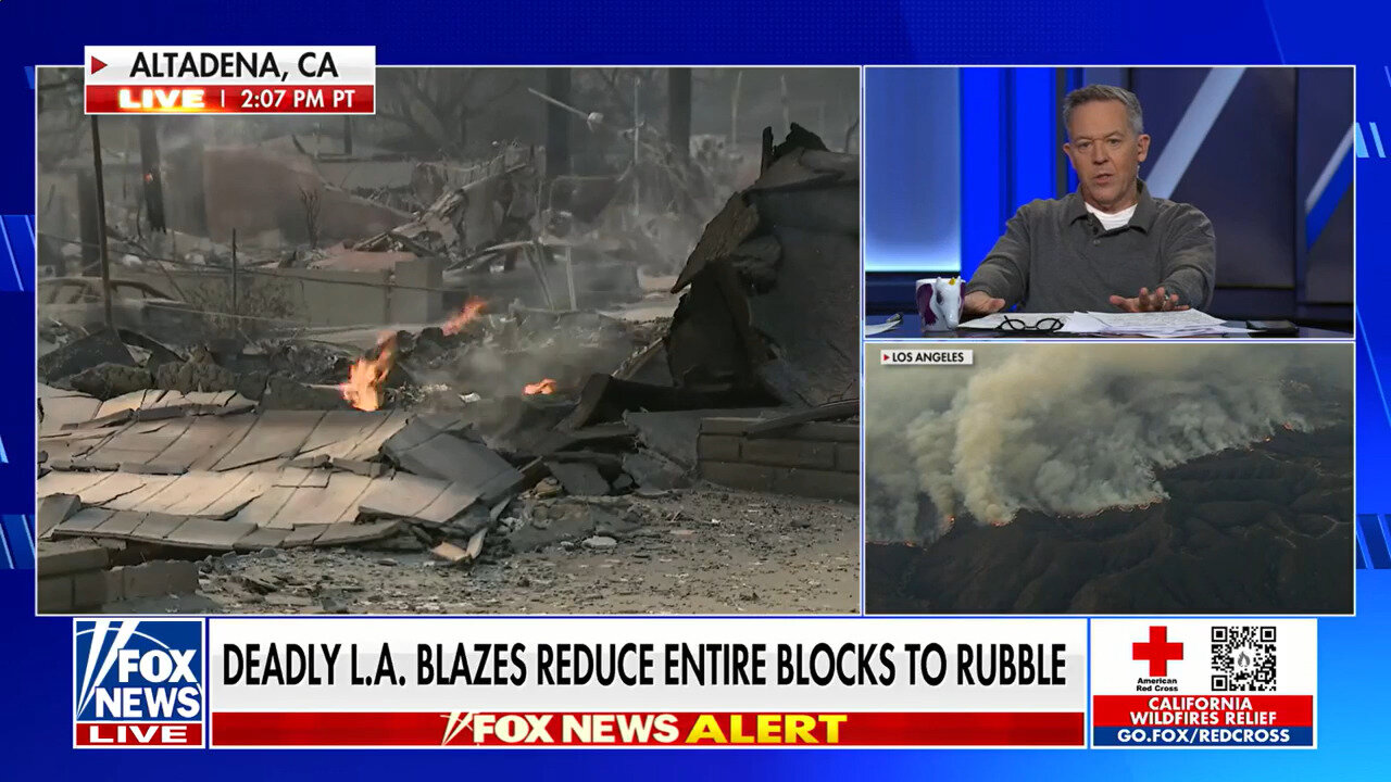 Greg Gutfeld To LA Mayor Karen Bass: 'You Can't Fight Fire With Platitudes, Pronouns And Politics'