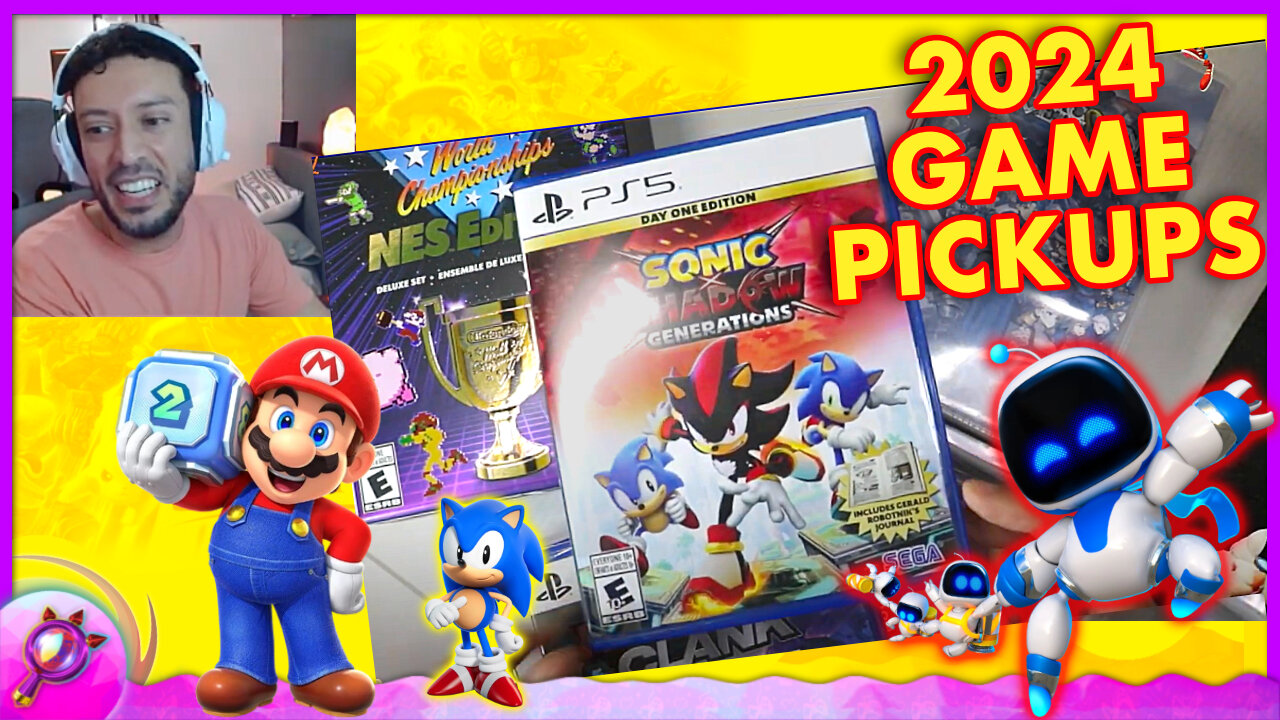 Every Video Game I Played in 2024 - Video game Haul Pickups