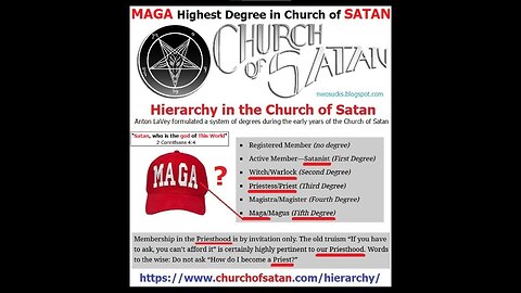 TRUMP'S COUSIN HILARY CLINTON & HER HUSBAND BILL CLINTON PAYING TRIBUTE TO THE SATANIC MAGA DEGREE - King Street News