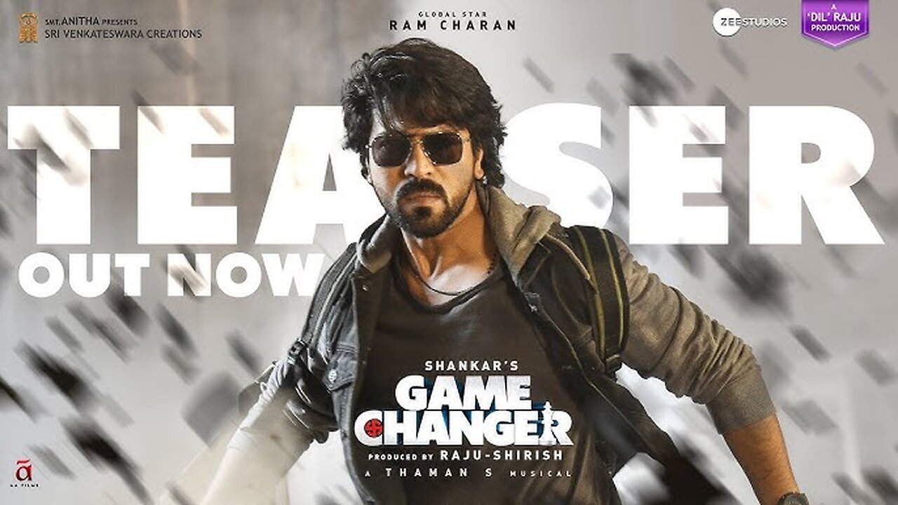 Game Changer Teaser ( 4K ) - Ram Charan | Kiara Advani | Shankar | Dil Raju - Shirish - Zee Studios