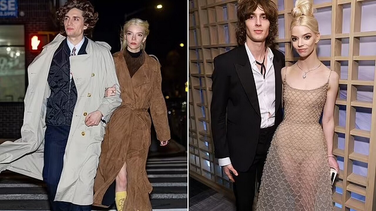 Anya Taylor-Joy & Malcolm McRae in NYC