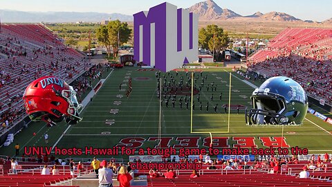 Hawaii heads to UNLV for an important game for the Mountain West championship race